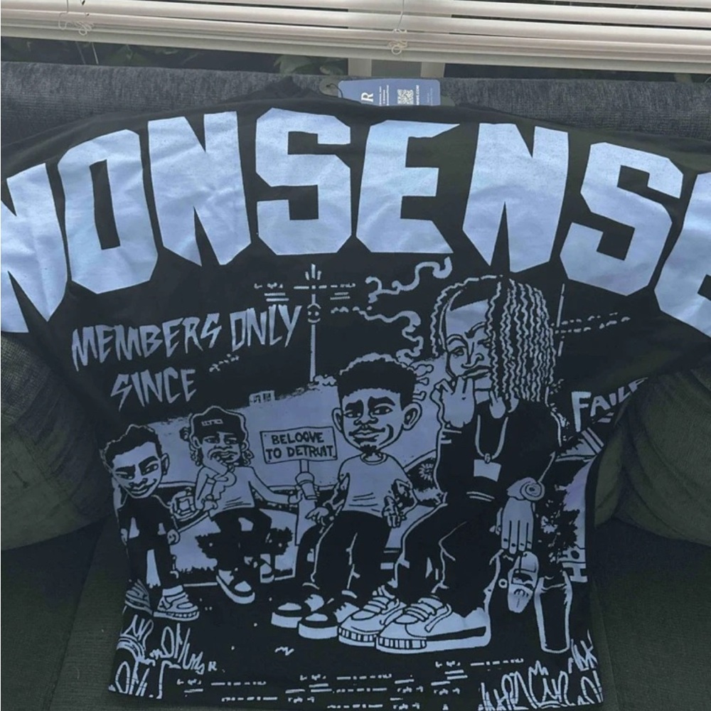 Nonsense Graphic Tee - Black